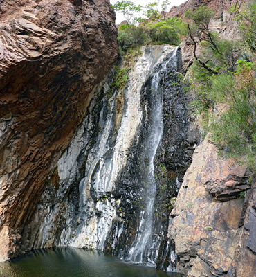 Pool below the falls