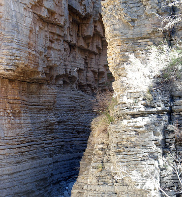 Thin rock layers