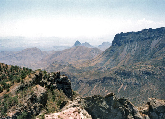 Juniper Canyon, near the end of the Lost Mine Trail