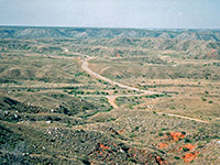 Road from the visitor center