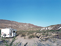 Camping area by the Rio Grande