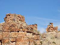 Cliffs and hoodoos