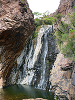 Pool below the falls