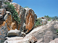 Rocks near the Summit Trail