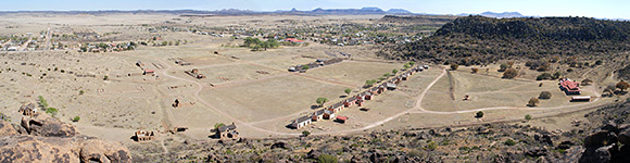 Panoramic view of Fort Davis