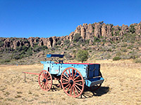 Blue wagon