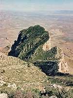 View south over El Capitan
