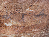Hunting pictograph
