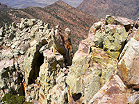 Ridge near the summit