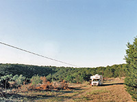 Side road north of the park