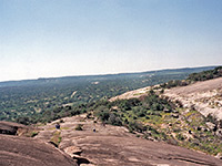 Hikers on the rock