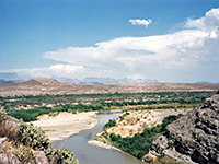 View north from Santa Elena Canyon
