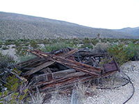 Collapsed tram tower