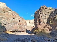 Rhyolite cliffs