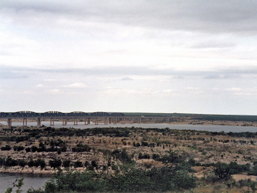 US 90 bridge, Amistad Reservoir