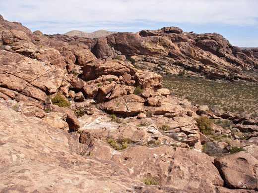 Eroded granite boulders