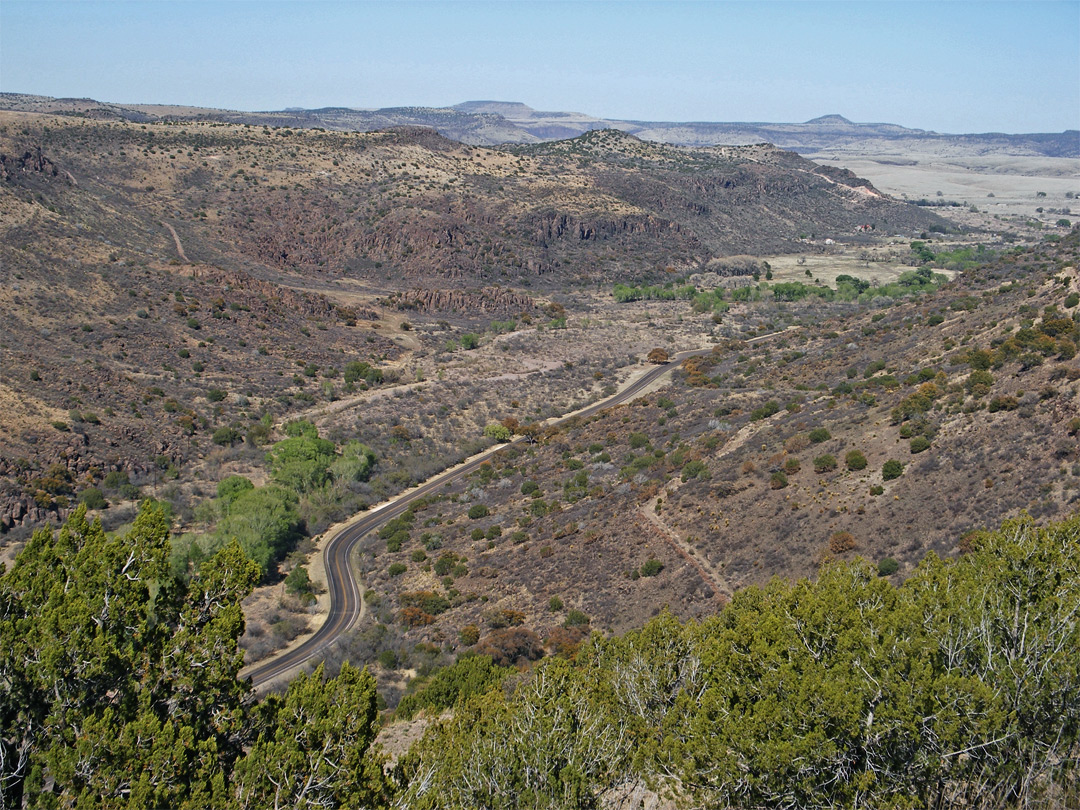 Hwy 118 through Limpia Canyon