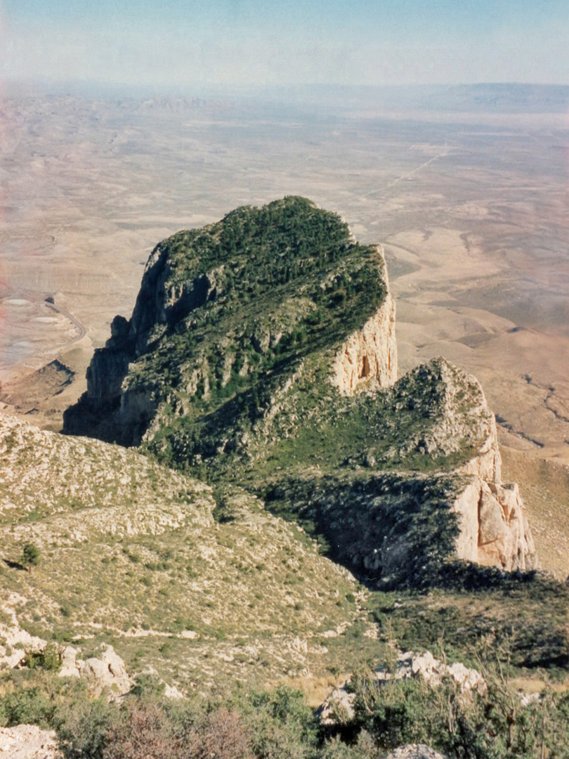 View south over El Capitan