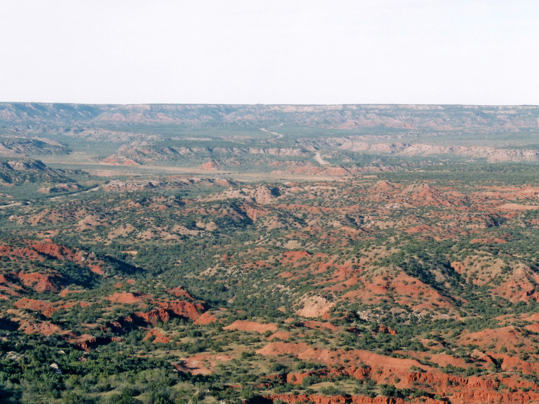 View to the east