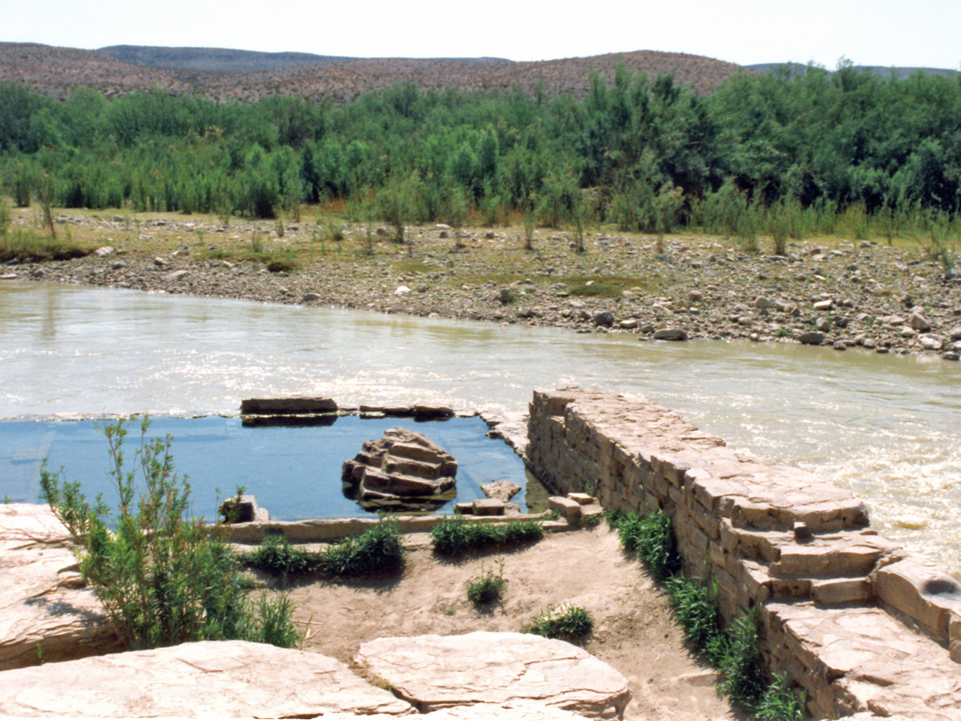 The hot springs