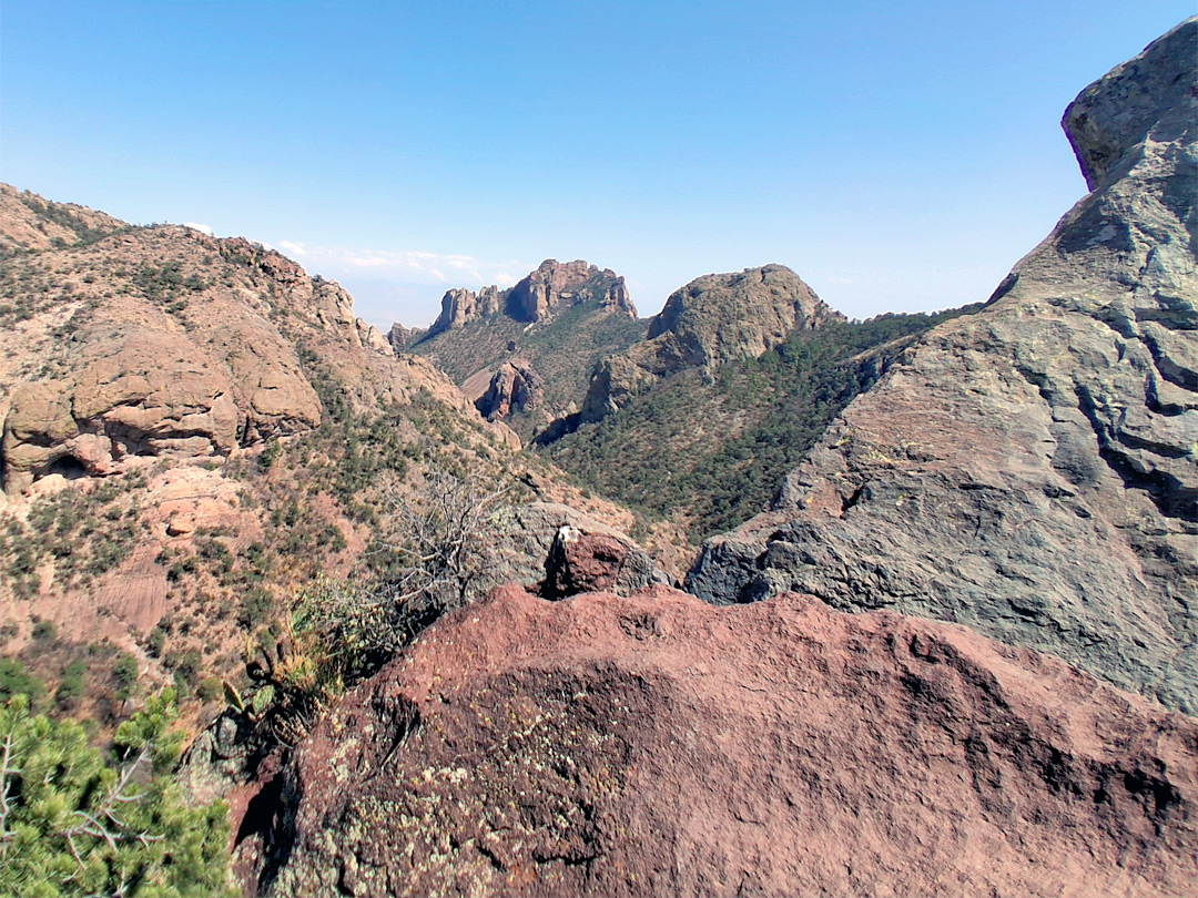 Reddish-gray rock