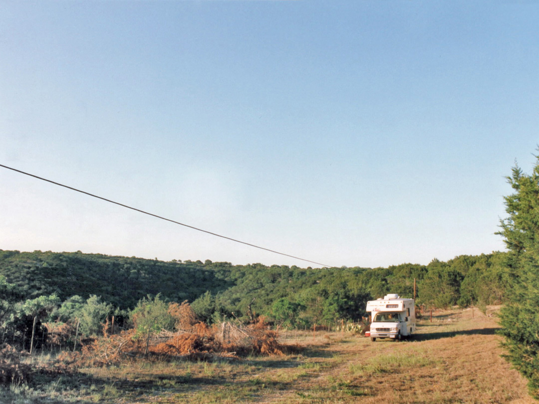 Side road north of the park