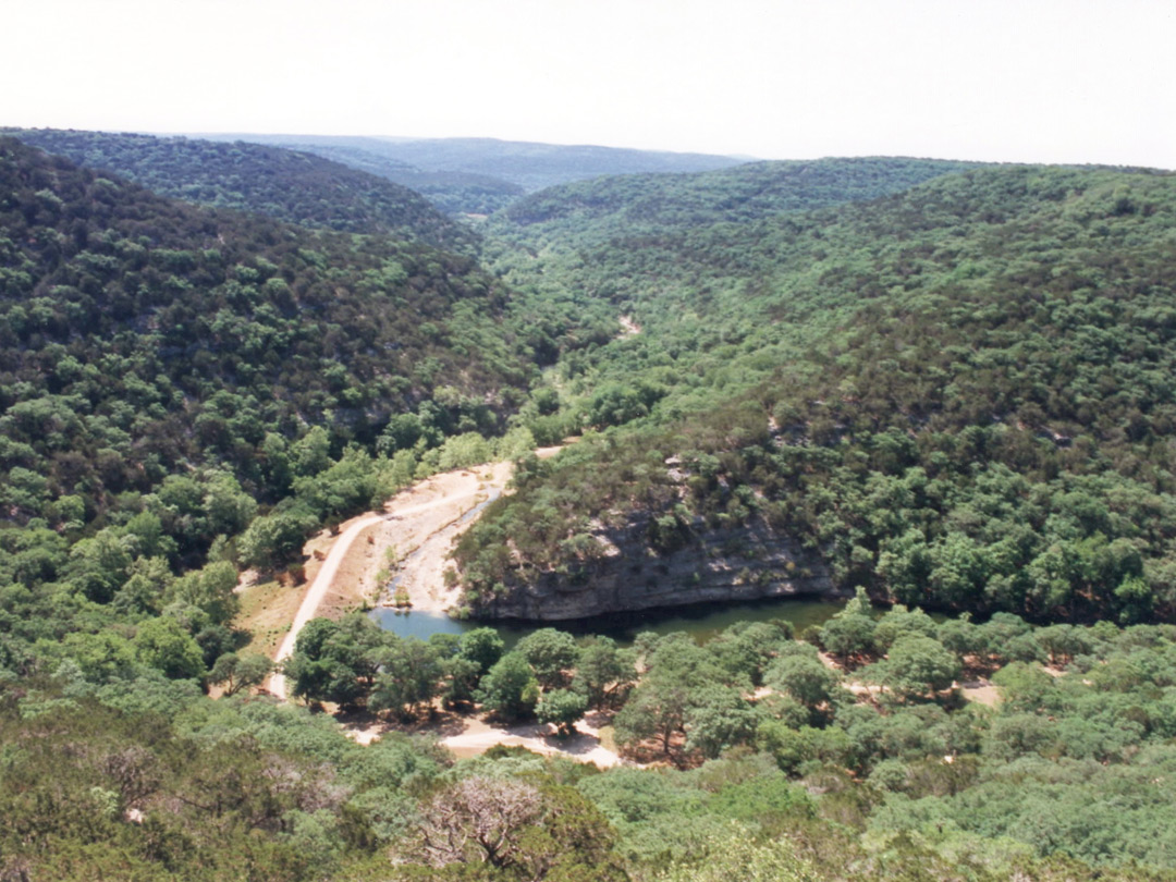 View down Can Creek