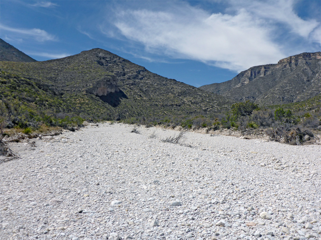 Stony streambed