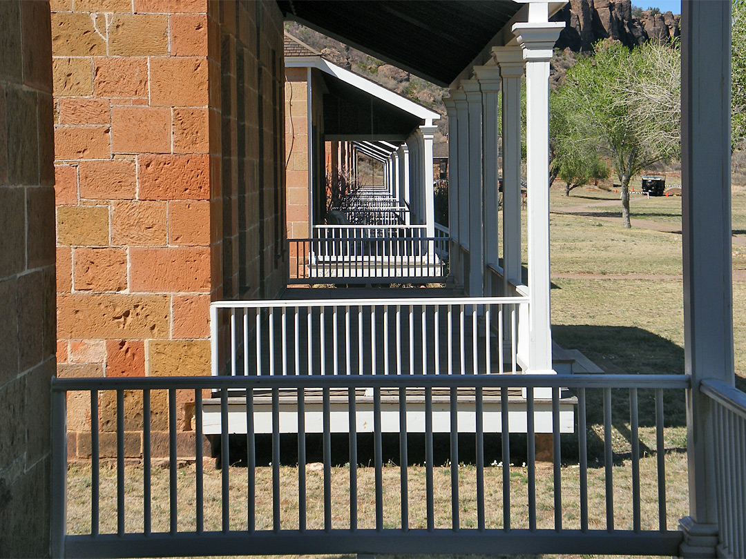 Officers' Row - railings