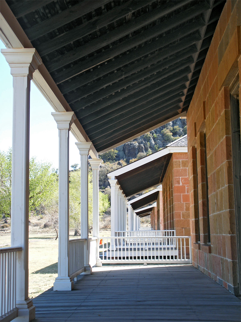 Officers' Row - verandas