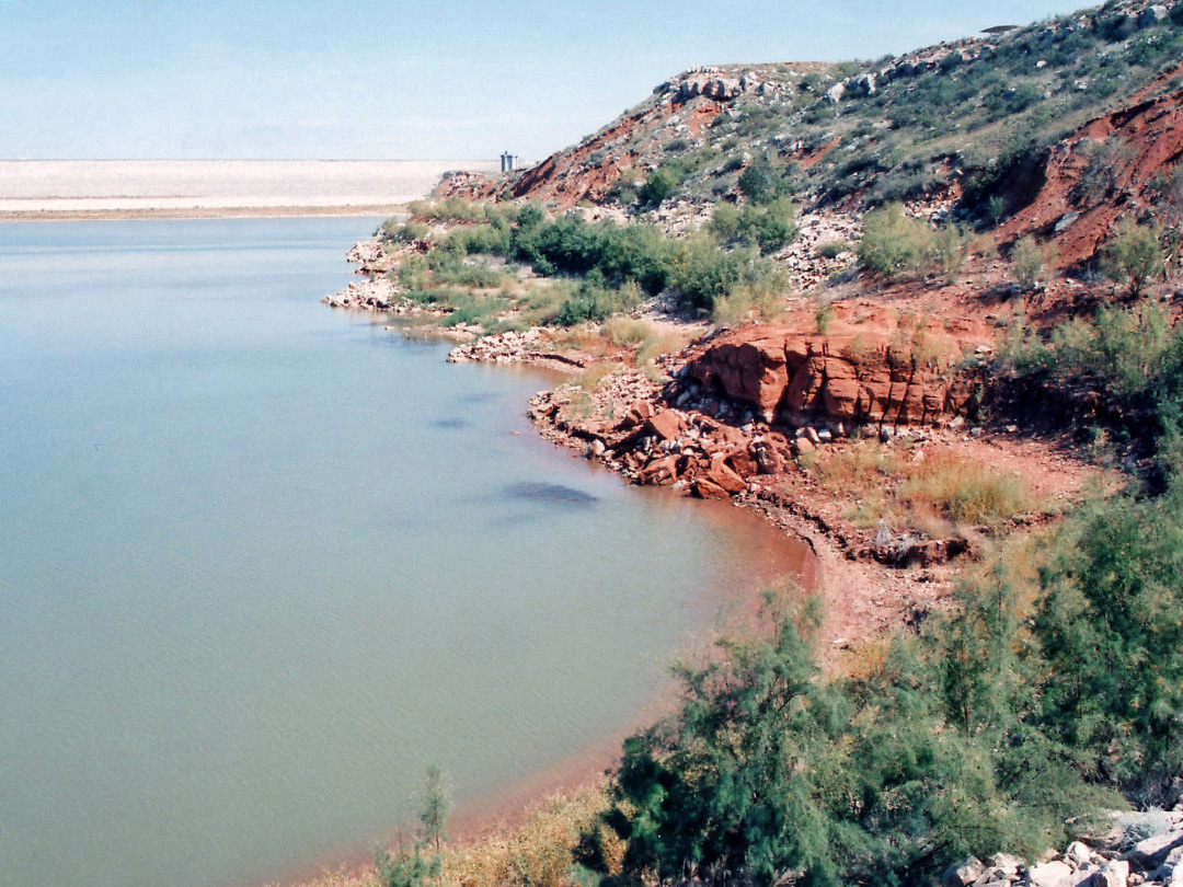 Cliffs near Sanford Dam