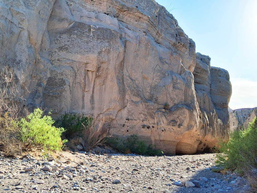 Gray cliffs