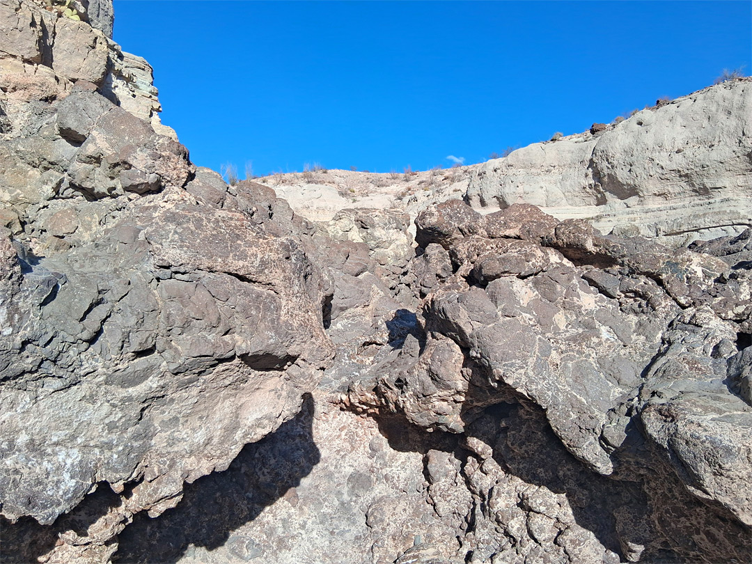 Irregular bedrock