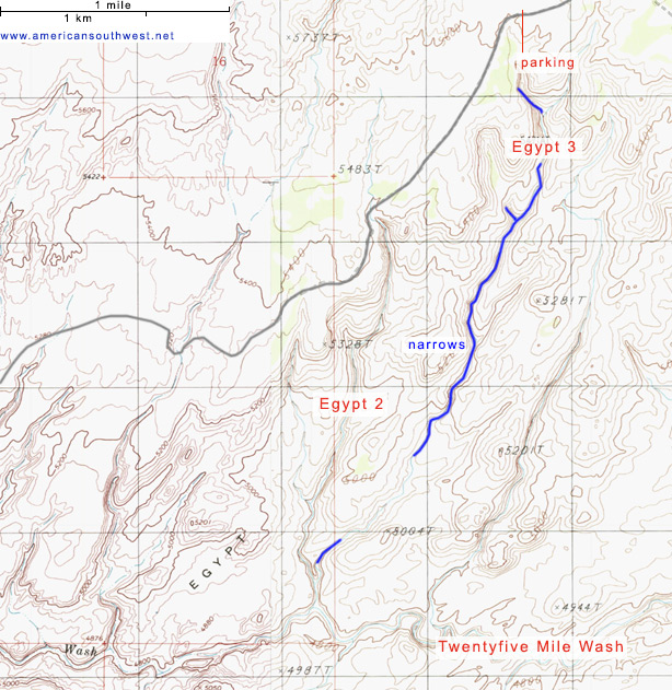 Topo map of Egypt 3