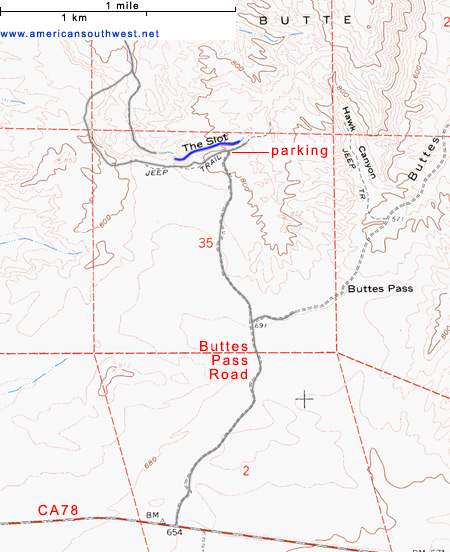 Map of The Slot