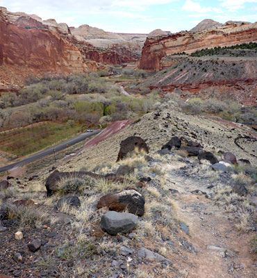 Fremont Gorge Overlook Trail, Capitol Reef National Park, Utah