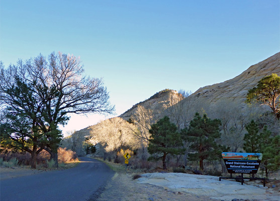 Entrance to the national monument