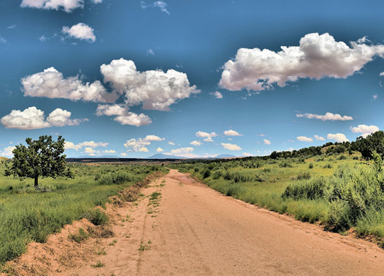 Clouds over Hole-in-the-Rock Road