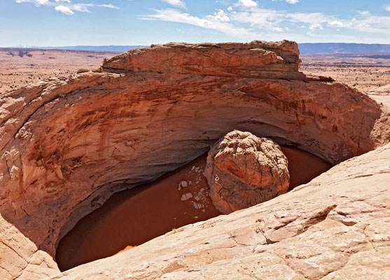 View from the east rim