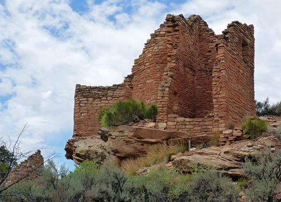 Largest of the ruins at Cutthroat Castle