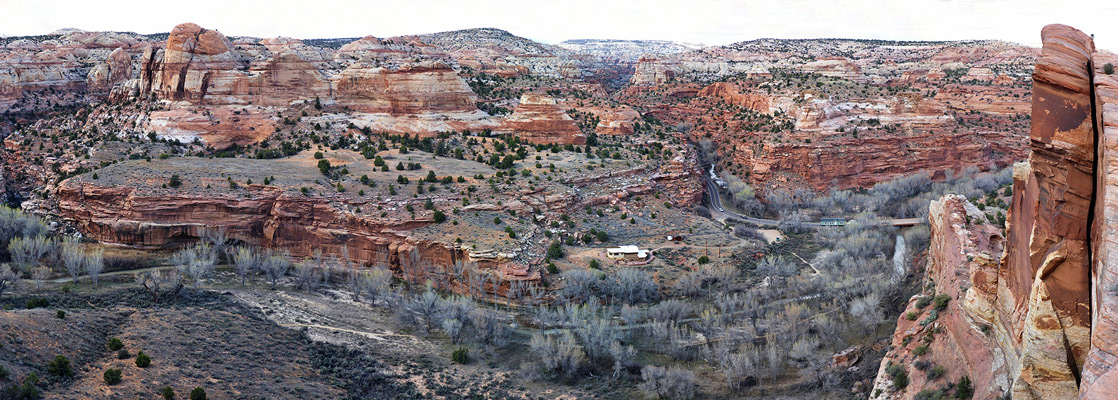 Canyon of the Escalante River, and the Hwy 12 crossing