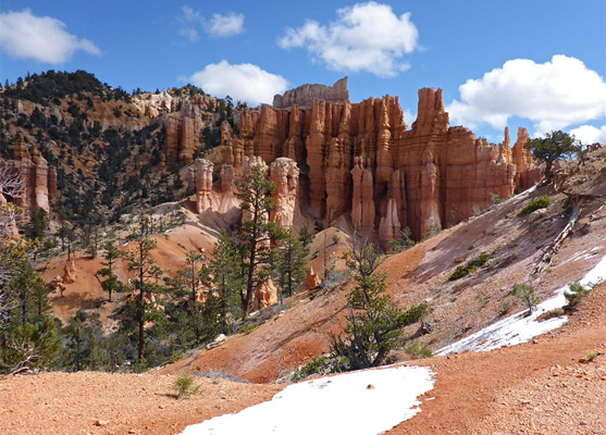 Pinnacles above Fairyland Canyon