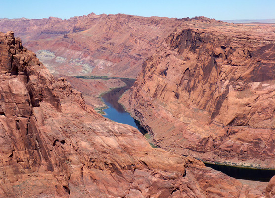 The lower end of Glen Canyon