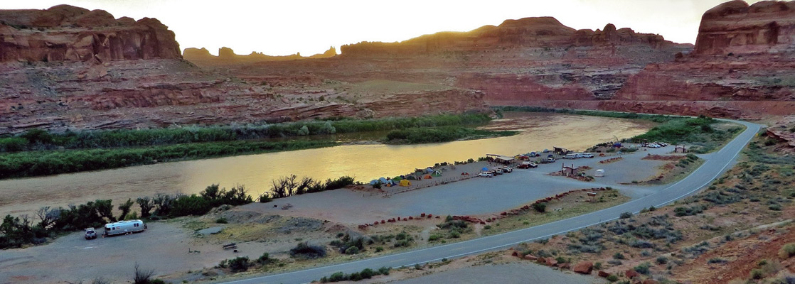 Gold Bar Recreation Site, along Potash Road