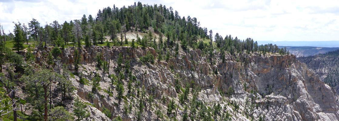 West side of Hells Backbone ridge