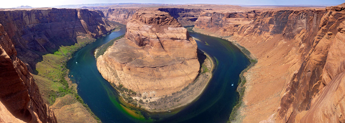 View from the overlook opposite Horseshoe Bend