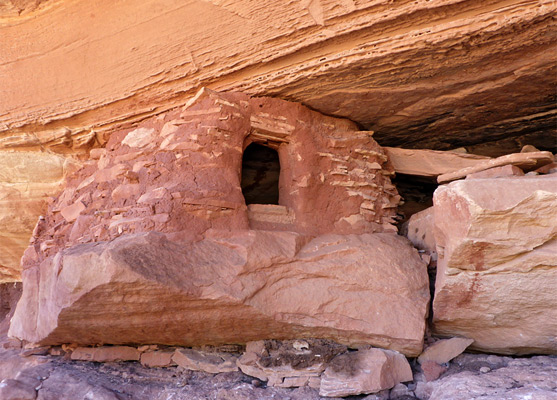 Granary on a boulder