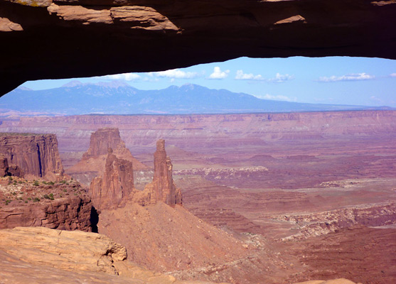 Mesa Arch and the La Sal Mountains