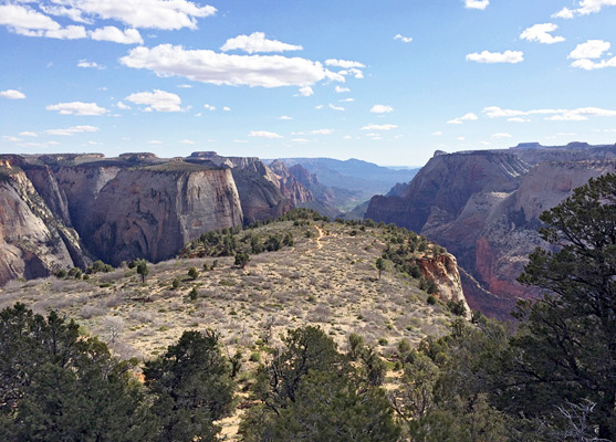 Plateau at the end of the trail