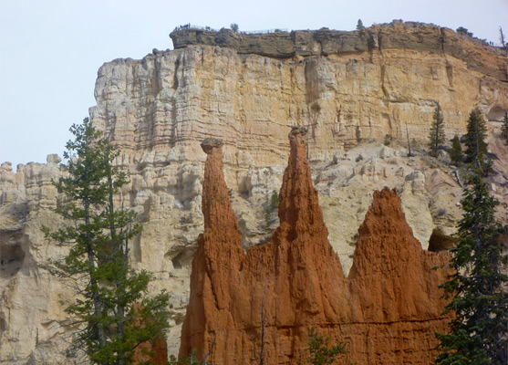 Red hoodoos